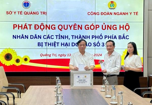 Ngành Y tế phát động quyên góp, ủng hộ các tỉnh bị thiệt hại do bão, lũ